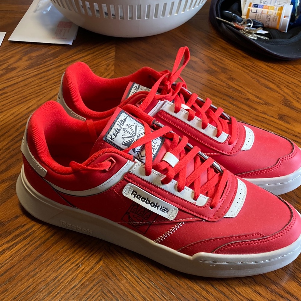 Reebok Keith Haring sneakers. Mint condition. Never worn.